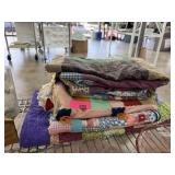 3PC SMALL COMPLETED QUILTS & UNFINISHED