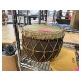 AFRICAN HAND MADE KETTLE DRUM