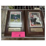 2PC BASEBALL CARDS JOSH HAMILTON M YOUNG
