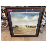 LARGE NICELY FRAMED PRINT