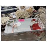 NICE NEW MUDPIE CHRISTMAS CHEESE PLATE CHARCUTERIE