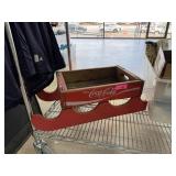 CUTE COCA COLAR WOOD CRATE SLEIGH