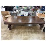 LARGE LANE FURNITURE SOLID WOOD COFFE TABLE
