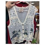 UGLY CHRISTMAS SWEATER VEST SZ M