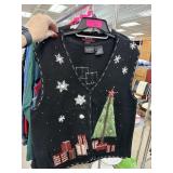 UGLY CHRISTMAS SWEATER VEST SZ XL