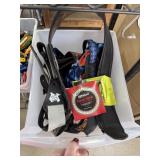 BIN OF GUITAR STRAPS / STRINGS ETC