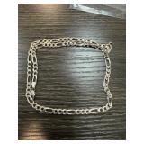 STERLING SILVER CHAIN NECKLACE NOTE