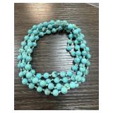 VERY NICE TURQUOISE BEADED NECKLACE