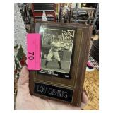 LOU GEHRIG BASEBALL CARD