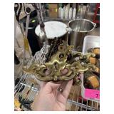 LOT OF 10 BRASS DRAWER HANDLES