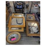 LOT OF GOLD FRAMED WALL MIRRORS
