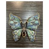 JAY STRONGWATER BUTTERFLY BROOCH