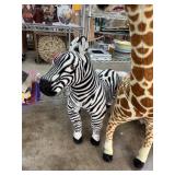 LARGE STUFFED ZEBRA