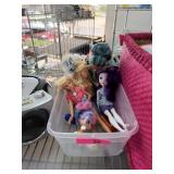 MIXED BARBIE DOLLS OR SIMILAR & CLOTHES