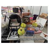 LARGE LOT OF SPORTS RELTED ITEMS UT & MORE
