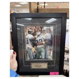 EMMITT SMITH FRAMED PHOTO IRVIN & AIKMAN