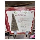 12FT PRELIT CHRISTMAS TREE