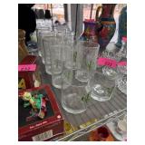 LOT OF CACTUS THEME GLASSES