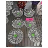 LOT OF CRYSTAL BOWLS