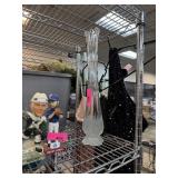 FROSTED GLASS SWUNG VASE
