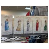 LOT OF 5 HALLMARK CHRISTMAS ORNAMENTS