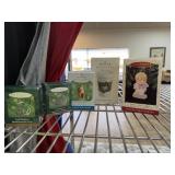 LOT OF 5 HALLMARK CHRISTMAS ORNAMENTS