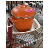 PAULA DEAN ENAMELED COOKWARE / KNIVES