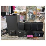RCA 5 DISC CD PLAYER & SPEAKERS