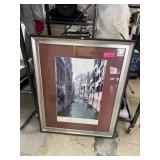 LARGE VENEZIA FRAMED VENICE PRINT