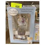 PRECIOUS MOMENTS PORCELAIN ANNIVERSARY CLOCK