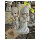 PRECIOUS MOMENTS FIGURE BRIDE & GROOM