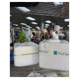 2PC PRECIOUS MOMENTS RUDOLPH FIGURES