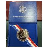 1986 PROOF LIBERTY CLAD HALF DOLLAR