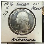 1976-S SILVER CH PROOF BICENTENNIAL QUARTER
