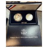 WORLD WAR II PROOF SILVER DOLLAR CLAD HALF