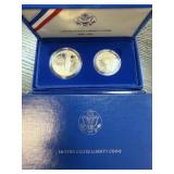 1986 PROOF LIBERTY SILVER DOLLAR CLAD HALF