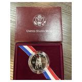 1995 OLYMPICS PROOF CLAD HALF DOLLAR