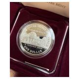 THOMAS JEFFERSON 250TH ANN PROOF SILVER DOLLAR