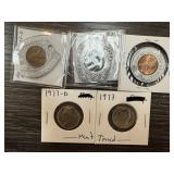 LOT OF MIXED TOKENS / JEFFERSON NICKELS