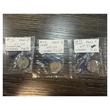 3PC JEFFERSON SILVER WAR NICKELS MIXED DATE
