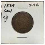 1889 INDIAN HEAD PENNY CENT