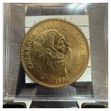 KALAKAUA I KING OF HAWAII TOKEN COIN