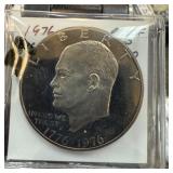 1976 DEEP CAMEO PROOF IKE DOLLAR
