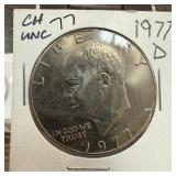 1977-D IKE DOLLAR BETTER GRADE