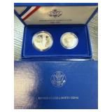 1986 PROOF LIBERTY SILVER DOLLAR CLAD HALF