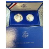 1986 PROOF LIBERTY SILVER DOLLAR CLAD HALF