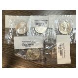 5PC UNC WASHINGTON QUARTERS