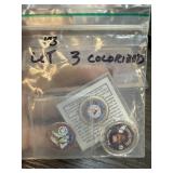 LOT OF 3 COLORIZED QUARTERS