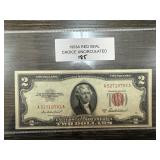 1953-A $2 RED SEAL CURRENCY NOTE UNC