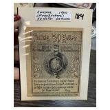 1920 AUSTRIA 50 HELLER FRANKENBURG CURRENCY NOTE